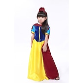 preiswerte Damenkostüme-Schneeweiß Prinzessin Maskerade Prinzessin Urlaubskleid Film Cosplay for Damen Erwachsene Karneval Maskerade Junggesellinnenabschiedsparty