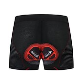 abordables Ropa Interior y Capas Base para Hombre-WOSAWE Hombre Ropa interior de ciclismo Pantalones cortos bicicleta Culotte Ciclismo Bicicleta Bermudas Pantalones cortos Ropa interior Ajuste semiformado MTB Bicicleta Montaña Ciclismo Carretera