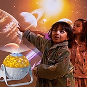 economico luci del proiettore della galassia stella-planetario proiettore luci galassia proiezione 7 in 1 con 360 nebulosa rotante luna notte lampada pianeta aurora per camera da letto soffitto sala giochi party bar