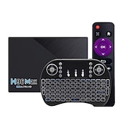 cheap TV Boxes-Smart TV Box H96 MAX RK3566 Quad Core Android 11.0 8GB RAM 128GB ROM 1080p 8K with Dual Wi-Fi 2.4G/5.0G Media Player Google Play Youtube