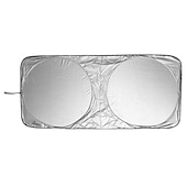 preiswerte Sonnenblenden &amp; Visiere fürs Auto-150 x 70cm Auto Sonnenschutz Sonnenschutz Front Heckscheibe Folie Windschutzscheibe Visier Abdeckung UV Schutz Reflektor Car-Styling hochwertig