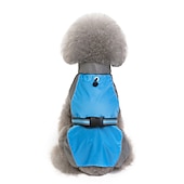 billiga Regnrock-Hund Katt Regnjacka Mode Fritid Vattentät Mjuk Tvättbar Bekväm Utomhus Fest Vardag Ledigt / vardag Festival Hundkläder for Bulldogg Shiba Inu Pudel Small Medium