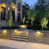 abordables luces de pared al aire libre-5w luz de pared exterior led impermeable ip65 lámpara de pared ac/d12v voltaje de seguridad lámpara de cubierta lámpara de barra lámpara de escalera lámpara de paisaje aluminio fundido a presión 3000k blanco cálido opcional ac85-265v 2 piezas 6 piezas