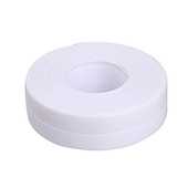 cheap Bathroom Gadgets-2PCS Caulk Strip Tape PVC Self-Adhesive Decorative Sealing Tape Used for Kitchen Sink Toilet Bathroom Bathtub Floor Wall Edge 0.87&#039;&#039;*10.5ft/2.2*320cm