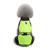 billiga Regnrock-Hund Katt Regnjacka Mode Fritid Vattentät Mjuk Tvättbar Bekväm Utomhus Fest Vardag Ledigt / vardag Festival Hundkläder for Bulldogg Shiba Inu Pudel Small Medium
