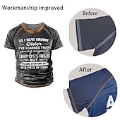 Men's Letter Graphic Prints Graphic Tee Funny T Shirts Old Man T Shirt Short Sleeve T shirt 3D Print Crew Neck Shirt Vintage Sports Designer Outdoor Street Daily Black Army Green Navy Blue Summer cheap Men's Funny T shirts-Men's Letter Graphic Prints Graphic Tee Funny T Shirts Old Man T Shirt Short Sleeve T shirt 3D Print Crew Neck Shirt Vintage Sports Designer Outdoor Street Daily Black Army Green Navy Blue Summer