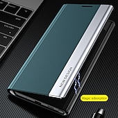 Недорогие Чехлы для iPhone-Чехол для iPhone 16 iPhone 15 Pro Max Plus iPhone 14 13 12 11 Pro Max Plus X XR XS флип-обложка с подставкой магнитная полнороговая защитная укладка PC металл