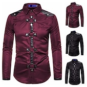 preiswerte Oberteile-Punk &amp; Gothic Streetstyle Bluse / Hemd Ritter Kostüm Herren Maskerade Party / Abend Erwachsene Bluse