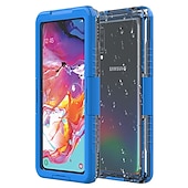 olcso Samsung-tokok-telefon Ügy Kompatibilitás Samsung Galaxy S24 S23 S22 S21 S20 Ultra Plus FE A72 A52 A42 A21s Note 10 Plus Note 10 A22 Galaxy A22 4G Héjtok Vízálló Átlátszó Ütésálló Átlátszó Szilikagél PC