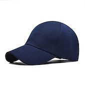 economico Cappelli-1 pz berretto unisex casual solido curvo visiera parasole berretto da baseball cappelli di snapback regolabili per le donne uomini hip hop cap street papà cappello