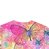 Fete 3D Animal Fluture Tricou Manșon scurt Tipărire 3D Vară Primăvară Activ Modă Drăguţ Poliester Copii 3-12 ani În aer liber Zilnic Fit regulat ieftine Desen animat 3D al fetei-Fete 3D Animal Fluture Tricou Manșon scurt Tipărire 3D Vară Primăvară Activ Modă Drăguţ Poliester Copii 3-12 ani În aer liber Zilnic Fit regulat