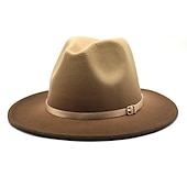 economico Cappelli per feste-Unisex Cappello Cappelli da pescatore Protezione solare Caldo Matrimonio Feste Tinta unita Multicolore