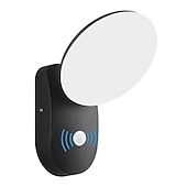 abordables luces de pared al aire libre-Sensor de movimiento de 12w, luz de pared para exteriores, control led, interruptor automático, reflector impermeable para exteriores, pasillo de jardín, terraza, puerta interior para exteriores,