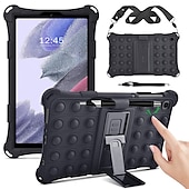 abordables Fundas tablet Samsung-Tableta Carcasa Funda Para Samsung Galaxy Tab S8 11&#039;&#039; S7 11&#039;&#039; A7 Lite 8.7&#039;&#039; A7 A 8.0&quot; 2022 2021 2020 2019 con Soporte Portalápiz Tirantes de Hombro Caricatura Gel de Sílice Para Niños