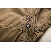preiswerte Unterteile-Herren Cargo Shorts Kurze Hosen Kurze Hose für Wanderer Taktische Shorts Militär Sommer Außen Ripstop Atmungsaktiv Rasche Trocknung Leicht Kurze Hose Caprihose Unten Unterhalb des Knies Weiß Schwarz