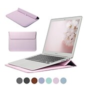 levne Tašky, pouzdra a pouzdra na notebooky-Rukávy na notebook 12 &quot; 13.3 &quot; 14 &quot; palec Kompatibilní s Macbook Air Pro, HP, Dell, Lenovo, Asus, Acer, Chromebook Notebook Voděodolný Nárazuvzdorné Kožené Pevná barva pro Obchodní kancelář
