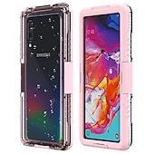 olcso Samsung-tokok-telefon Ügy Kompatibilitás Samsung Galaxy S24 S23 S22 S21 S20 Ultra Plus FE A72 A52 A42 A21s Note 10 Plus Note 10 A22 Galaxy A22 4G Héjtok Vízálló Átlátszó Ütésálló Átlátszó Szilikagél PC