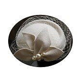 levne Fascinátory a klobouky-Retro 50. léta Fascinátorský klobouk Kate Middletonová Maškarní kostým Dámské Plesová maškaráda Večírek loučení se svobodou nevěsty Dospělí Klobouk