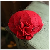 cheap Accessories and More-Retro Vintage 1950s Fascinator Hat Kate Middleton Women&#039;s Masquerade Party / Evening Bachelorette Party Adults Hat