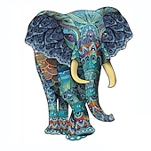 abordables fournitures de peinture, de dessin et d&#039;art-nouveau bois animal puzzle a5 a4 a3 taille bébé jouet 3d jigsaw set jeu de société pour adultes enfants cadeaux jouet éducatif tangram puzzles