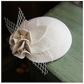 cheap Accessories and More-Retro Vintage 1950s Fascinator Hat Kate Middleton Women&#039;s Masquerade Party / Evening Bachelorette Party Adults Hat