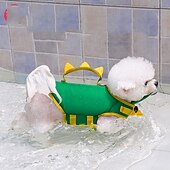 cheap Lifejackets-Dog Cat Life Vest Dog Life Jacket Fashion Sports &amp; Outdoors Adjustable Breathable Soft Washable Comfortable Outdoor Party Dailywear Casual Daily Festival Dog Clothing for Golden Retriever Bulldog Pug