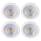 Χαμηλού Κόστους Λάμπες-4 τεμ. mr11 gu4.0 bi-pin led λαμπτήρας 3w προβολείς 300lm για οριζόντιο φως εσοχή τροχιάς 30w ισοδύναμο αλογόνου ac/dc12v