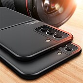 abordables Coques Samsung-téléphone Coque Pour Samsung Galaxy S24 S23 S22 S21 S20 Plus Ultra A54 A34 A14 A32 A42 Remarque 20 10 S25 Ultra Coque Arriere Étui en cuir Ultra Mince Prise en charge de la charge sans fil Antichoc