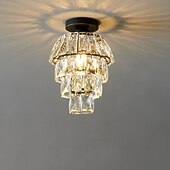 billiga Kristalltaklampa-18cm ö design taklampor metallmålade ytskikt moderna 220-240v