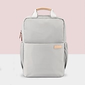 baratos Bolsas, estojos e luvas para laptop-mochilas para laptop 14 15,6 polegadas compatíveis com macbook air pro, hp, dell, lenovo, asus, acer, chromebook notebook à prova d&#039;água poliéster à prova de choque cor sólida para viagens, presente