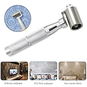 abordables accessoires de forage-34mm acier papier peint plat pression rouleau appliquer main bricolage outils platine métal plat rouleau roue roulement outil