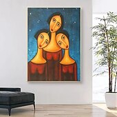 levne Motivy postav-mintura ručně vyráběná postava olejomalby na plátně nástěnná umělecká dekorace moderní abstraktní obraz pro domácí dekoraci válcovaný bezrámový nenatažený obraz