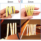 economico Strisce luminose COB-10m 16.4ft flessibile led cob striscia di luce bar nastro bianco caldo freddo per camera da letto fase cucina di casa arredamento fai da te 24v 3000k 4000k 6000k