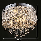 voordelige Plafondlichten en fans-38cm eiland design plafondlampen metaal gegalvaniseerd modern 220-240v