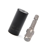 cheap Wrench-2pc 7-19mm Universal Socket Wrench, Multi-function Ratchet, Hand Drill Motorcycle Repair Socket, Magic Socket Spark Plug