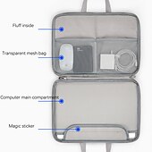 cheap Laptop Bags,Cases &amp; Sleeves-Laptop Sleeves 12&quot; 13.3&quot; 14&quot; inch Compatible with Macbook Air Pro, HP, Dell, Lenovo, Asus, Acer, Chromebook Notebook Waterpoof PU Leather Solid Color for Travel Business Office Colleages &amp; Schools