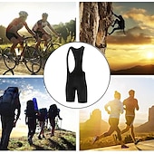 billige Shorts, tights og bukser for menn-Herre Bib Shorts 3D polstret shorts Sykkel Shorts Bunner Semi-formsydd Fjellsykling Veisykling sport Pustende Hurtigtørkende Fukttransport Bekvem Svart Gul Lycra Klær Avanceret Sykkelklær