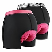 cheap Women&#039;s Underwear &amp; Base Layer-Women&#039;s Cycling Underwear Cycling Padded Shorts  Summer Polyester Bike Underwear Shorts Padded Shorts / Chamois 3D Pad Quick Dry Moisture Wicking Sports Patchwork Black / Pink / Black+White Mountain