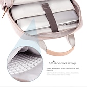 baratos Bolsas, estojos e luvas para laptop-mochilas para laptop 14 15,6 polegadas compatíveis com macbook air pro, hp, dell, lenovo, asus, acer, chromebook notebook à prova d&#039;água poliéster à prova de choque cor sólida para viagens, presente