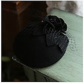 cheap Accessories and More-Retro Vintage 1950s Fascinator Hat Kate Middleton Women&#039;s Masquerade Party / Evening Bachelorette Party Adults Hat