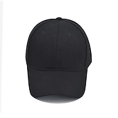 economico Cappelli-1 pz berretto unisex casual solido curvo visiera parasole berretto da baseball cappelli di snapback regolabili per le donne uomini hip hop cap street papà cappello