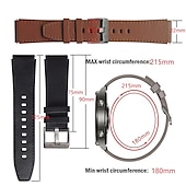 baratos Outras pulseiras de relógio-Pulseira de Smartwatch Compatível com Huawei Watch 3 Pro, Watch 2 Classic, Watch GT 3 Pro / 2 Pro / 2e / Runner / Active / 42mm / 46mm, Honor Magnic 2 GS 3i Relógio inteligente Alça 22mm Pulseira