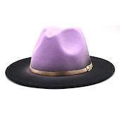 economico Cappelli per feste-Unisex Cappello Cappelli da pescatore Protezione solare Caldo Matrimonio Feste Tinta unita Multicolore