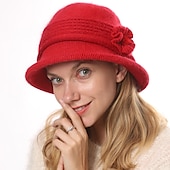 levne Klobouky-Dámské Čepice Beanie Teplá zimní čepice Denní Dovolená Plná / Jednobarevná Úplet Na běžné nošení Běžné / Denní 1 pcs