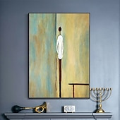 halpa Ihmisiä kuvaavat taulut-mintura käsintehty figuuri öljymaalaus kankaalle seinä taide koristelu moderni abstrakti kuva kodin sisustukseen rullattu kehyksetön venyttämätön maalaus