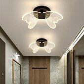 economico Lampade e ventilatori da soffitto-Plafoniera da corridoio a 1 luce a forma di led, luce da tavolo da sole per portico