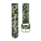 baratos Pulseiras de relógio Fitbit-Pulseira de Smartwatch Compatível com Fitbit Versa 2 / Versa Lite / Versa SE / Versa Silicone Relógio inteligente Alça Impermeável Ajustável Respirável Estampado Floral Substituição Pulseira