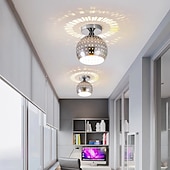 זול תאורת תקרה פשוטה-15 ס"מ מנורות תקרה בעיצוב אי מתכת מצופה אלקטרו מודרני 220-240v