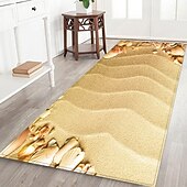 お買い得  リビングルームとベッドルームのラグ-ビーチヒトデビーチコレクションパターンフランネル生地プリントホームエントランスマットレスバスルームマットレスマットレス