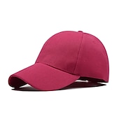 economico Cappelli-1 pz berretto unisex casual solido curvo visiera parasole berretto da baseball cappelli di snapback regolabili per le donne uomini hip hop cap street papà cappello
